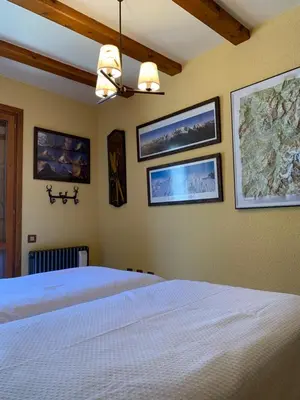 Cama o camas de una habitación en Benasque 26