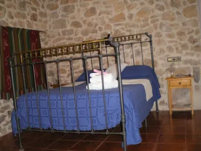 Cama o camas de una habitación en Masia Del Aragones