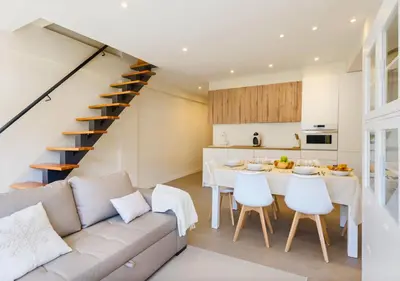 Una cocina o zona de cocina en Cambaz 1: Exclusivo Dúplex Privado