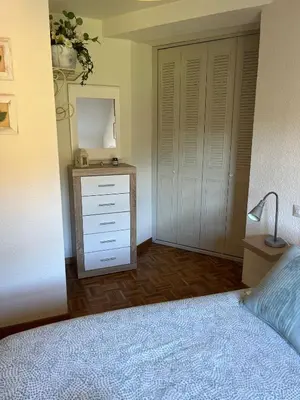 Cama o camas de una habitación en Mirador de Castiello