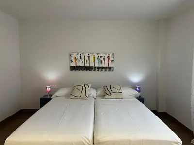 Cama o camas de una habitación en Yvacas 1A