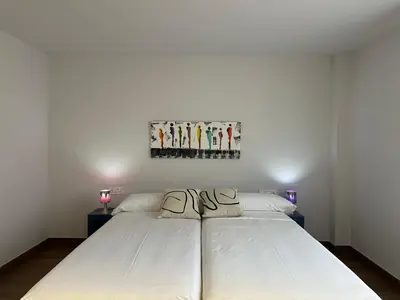 Cama o camas de una habitación en Yvacas 1A