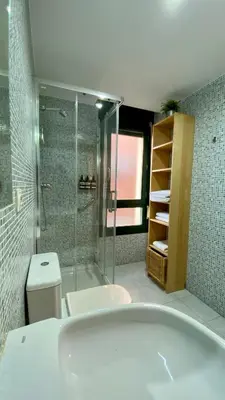 Un baño de Casa Lima - Un apartamento familiar y acogedor