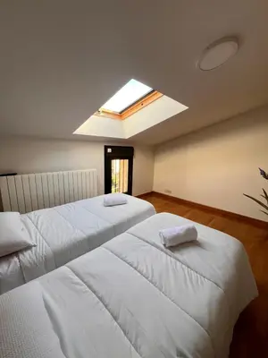 Cama o camas de una habitación en Maixa etxea
