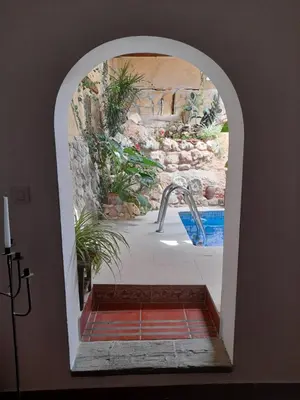 Un patio o zona al aire libre en Casa Blanca