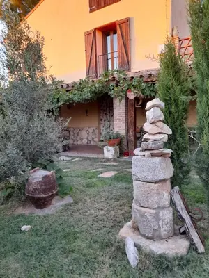 Jardín al aire libre en Casa Blanca