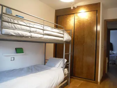Cama o camas de una habitación en Apartamento en Panticosa