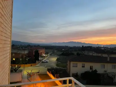Vista general de una montaña o vista desde el apartamento