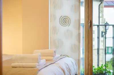 Zona de estar de Acogedor apartamento rodeado de naturaleza