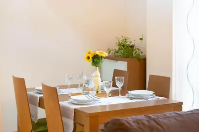 Zona de estar de Acogedor apartamento rodeado de naturaleza