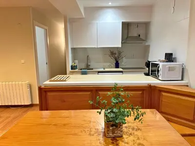 Una cocina o zona de cocina en Apartamento Anayet: Formigal Centro