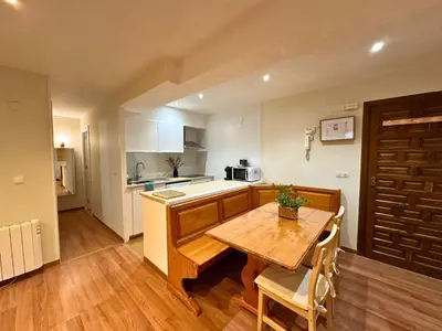 Una cocina o zona de cocina en Apartamento Anayet: Formigal Centro