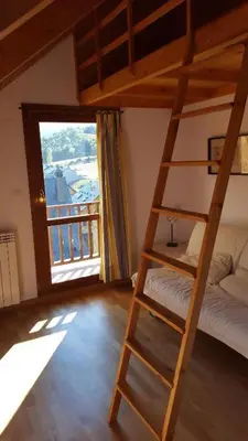 Cama o camas de una habitación en Casa Las Planas