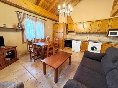 Una cocina o zona de cocina en Apartamentos Casa Riu - Villmor