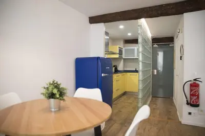 Una cocina o zona de cocina en Apartamento Dormitalería
