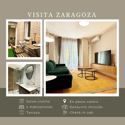 Zona de estar de Visita Zaragoza