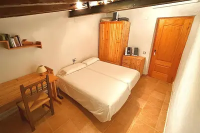 Cama o camas de una habitación en Montsant Wine House with Mountain Views