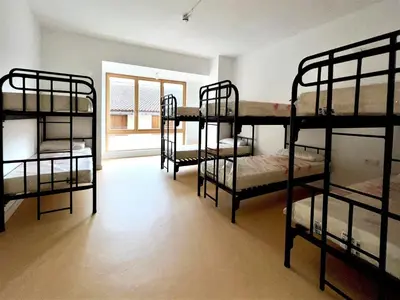 Cama o camas de una habitación en Alberg Os de Balaguer