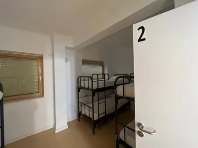 Cama o camas de una habitación en Alberg Os de Balaguer