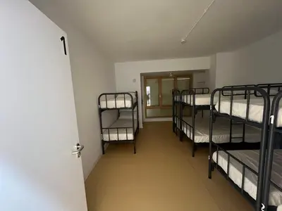 Cama o camas de una habitación en Alberg Os de Balaguer