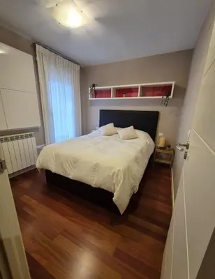 Cama o camas de una habitación en Las Margas Apartamento