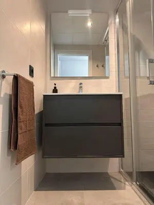 Un baño de Apartamentos Alegre