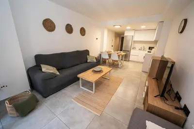Zona de estar de Apartamentos Alegre