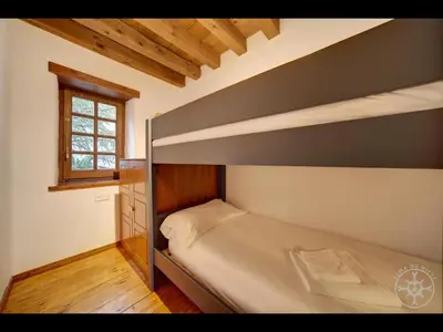Cama o camas de una habitación en CASA SALIENT de Alma de Nieve
