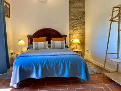 Cama o camas de una habitación en Cal Carlà de Belltall