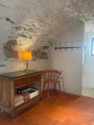 Plano de Habitación con cocina de verano jardín y entrada privada