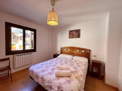 Cama o camas de una habitación en BPirineos-Casa Chuanina