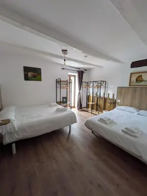 Cama o camas de una habitación en Casa Xauri