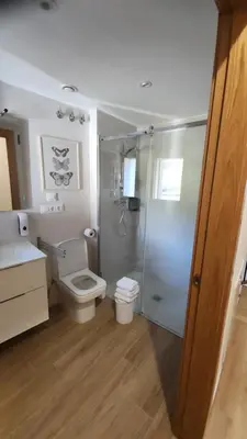 Un baño de Apartamentos Rurales Balisa
