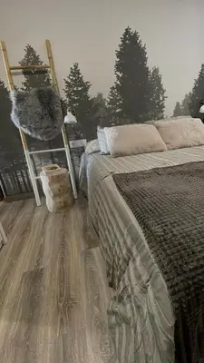 Cama o camas de una habitación en ENCANTADOR apartamento RENOS