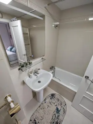 Un baño de Piso confort céntrico y vistas Registro turismo VAT 01693