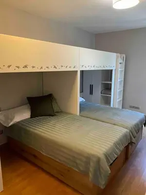 Cama o camas de una habitación en Apartamento Villanua centro