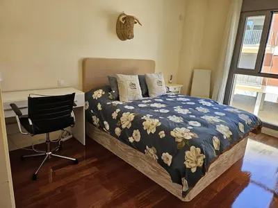 Cama o camas de una habitación en Apartamento Las Margas