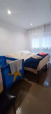 Cama o camas de una habitación en Alojamiento Evelyne Cal Paleta Noves de Segre