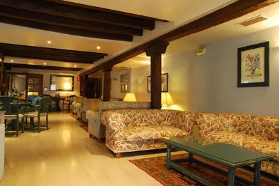 Zona de estar de Hotel Rural Loizu