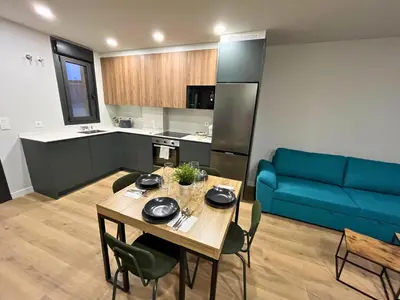 Una cocina o zona de cocina en Apartamento TudeRural