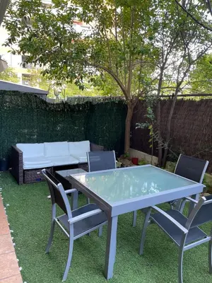 Jardín al aire libre en Duplex con jardín en Pamplona