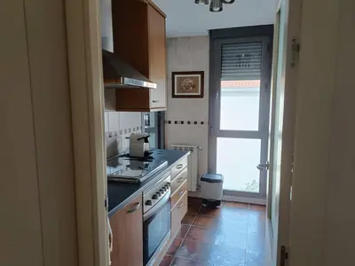 Una cocina o zona de cocina en Sky, golf y senderismo