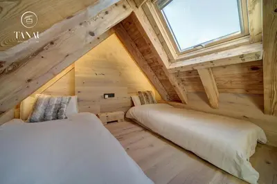 Cama o camas de una habitación en Tanau-Rentals El Ciervo