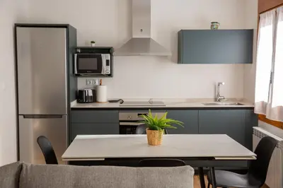 Una cocina o zona de cocina en Casa Tierra Viva, junto a Bardenas Reales y Sendaviva