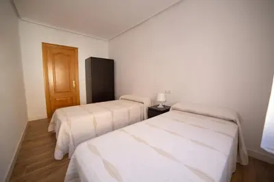 Cama o camas de una habitación en Casa Tierra Viva, junto a Bardenas Reales y Sendaviva