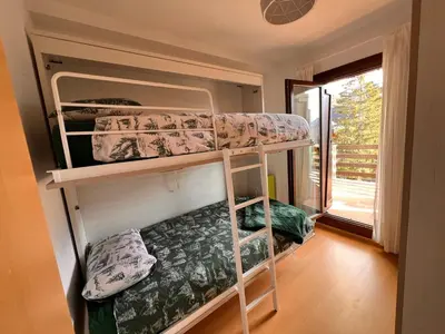 Cama o camas de una habitación en Luxury Housing in Formigal