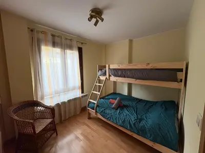 Cama o camas de una habitación en Apartamento con vistas Panticosa