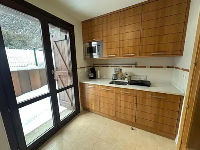 Una cocina o zona de cocina en Apartamento con vistas Panticosa