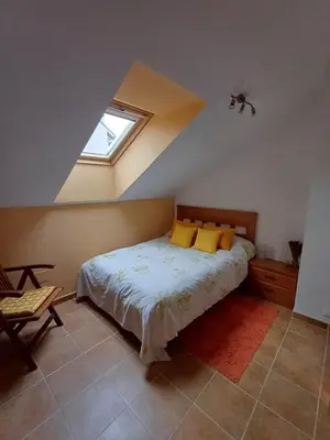 Cama o camas de una habitación en Casa Luna