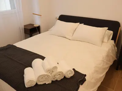 Cama o camas de una habitación en Loft moderno en Lezkairu UAT01756